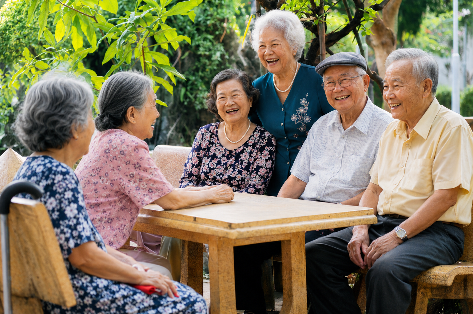 Tuổi già có bạn bè mới vui